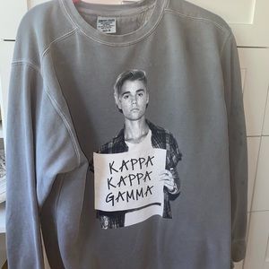 JUSTIN BIEBER KAPPA KAPPA GAMMA SWEATSHIRT